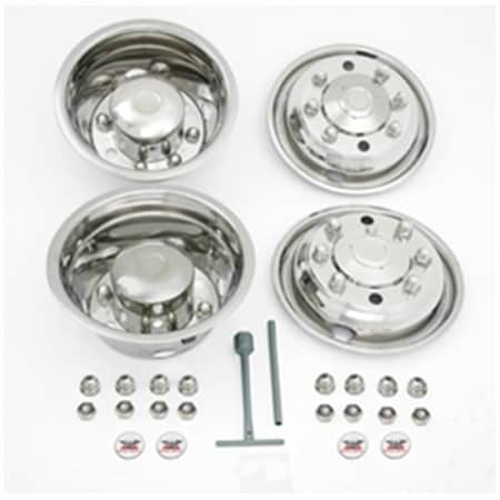 Phoenix Usa 19.5 in. 8 Lug 4 Hand Hole Accuride HP Dual Wheel Simulator 20 mm Dotliner Set PHONH8494